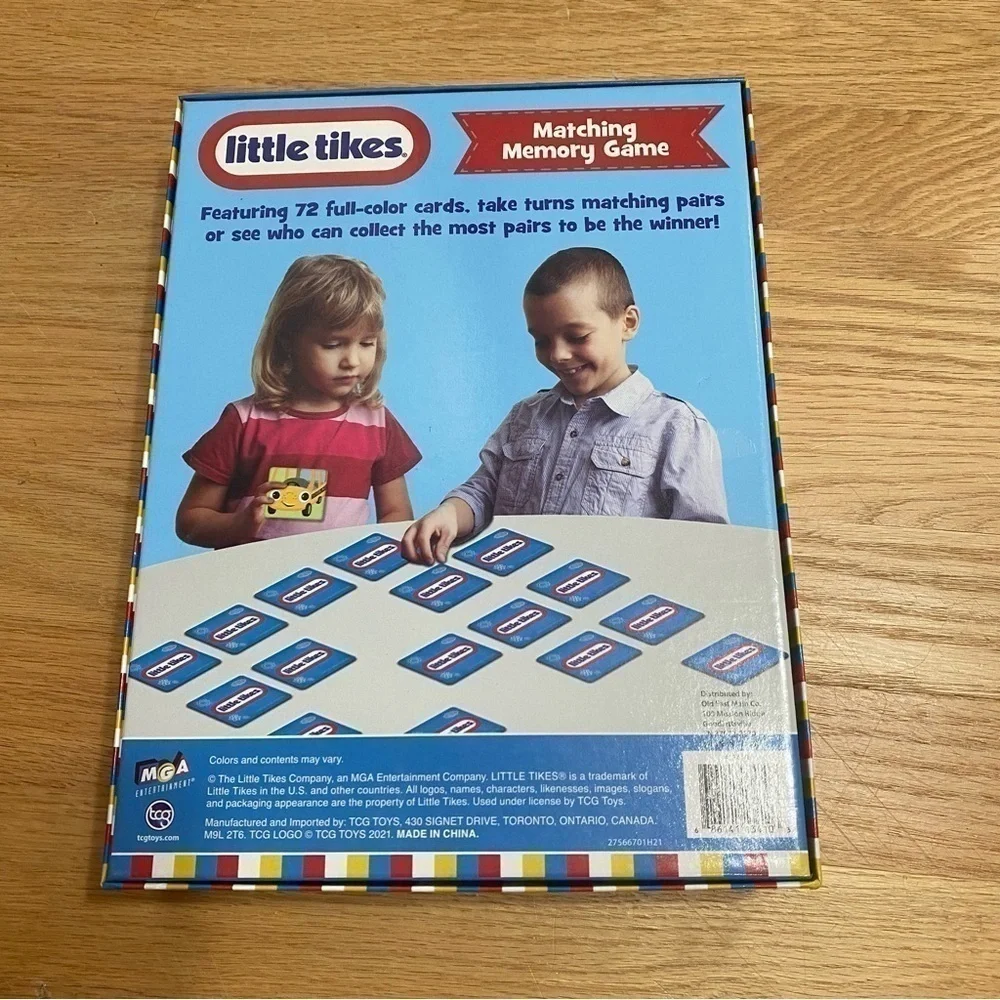 Little Tikes Matching Memory Game Kids Toy Cozy Coupe Car